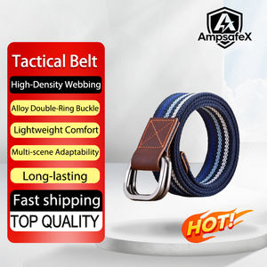 Fundas de Lona Versátiles con Doble Anillo para Hombres y Mujeres, Estilo Retro Táctico, Liberación Rápida, para Cinturón - Product Image 1