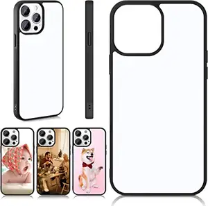 Pare-chocs avant en vrac surélevé Sublimation Design personnalisé blanc 11 12 13 Pro étuis de téléphone portable pour Sublimation avec une protection forte