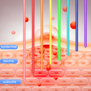 2024 อุปกรณ์ความงามการดูแลผิวหน้ากระชับริ้วรอยRemover Eye EMSใบหน้าMassagerมือถือ 8 สีLEDบําบัดด้วยแสงสีแดงWand - Product Image 5
