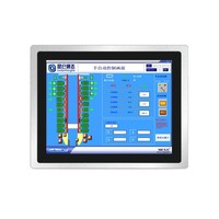 Panel de Control Industrial, PC Todo en Uno, Estación de Trabajo de Producción Totalmente Cerrada, Pantalla Táctil Capacitiva de 10 Puntos, Windows