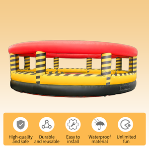 Parcours Mécanique Gonflable Wipeout pour Adultes - Matériau PVC, Taille et Couleur Personnalisables, Installation Facile - Product Image 2