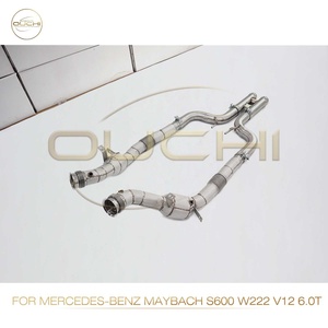 อะไหล่รถยนต์คุณภาพสูงสำหรับ Mercedes-Benz <span class=keywords><strong>Maybach</strong></span> S600 W222 <span class=keywords><strong>V12</strong></span> 6.0T ท่อไอเสียดาวน์ไปป์สแตนเลส - Product Image 4