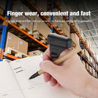 Mini Anillo con Escáner de Código de Barras 2D Bluetooth, Lector de Código de Barras de Bolsillo para una Gestión Eficiente de Almacenes, Venta al Por Mayor de Fábrica, en Stock