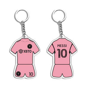 Pour les fans de Cristiano Ronaldo et de Neymar, souvenir de football, <span class=keywords><strong>maillot</strong></span> numéroté personnalisable, petit cadeau sportif, porte-clés, pendentif en acrylique - Product Image 4