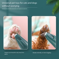 Tondeuse électrique rechargeable pour animaux de compagnie avec design anti-rayures pour chiens et chats
