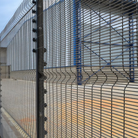 Clôture de sécurité anti-escalade de style australien 358 à prix d'usine abordable avec modélisation 3D et construction en fer