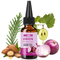 YURHERSU huile de sérum essentielle pour cheveux d'oignon traitement huile d'oignon perte de cheveux huile essentielle pour les frisottis anti-fissuration