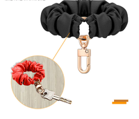 Chouchou Porte-clés Bracelet Bracelet Porte-clés Extensible Porte-clés Poignet Porte-clés Cheveux Cravate pour Femmes Cadeau