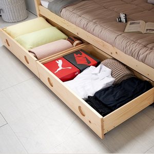 Diseño de guardería Montessori con litera doble resistente para preescolar para habitaciones de niños con estilo y almacenamiento debajo de la cama de madera maciza - Product Image 3