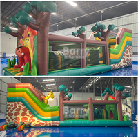 Parcours d'obstacles à haute tension de jeu de défi gonflable de qualité commerciale pour des adultes d'enfants courent le parcours d'obstacles gonflable bon marché