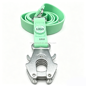 Durable impermeable lavable de goma de silicona PVC Extra fuerte perro táctico lleva con bloqueo giratorio Rana hebilla Clip - Product Image 2