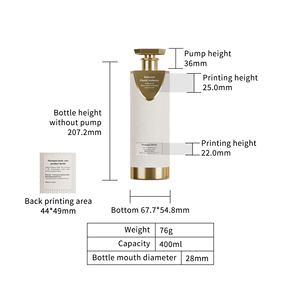 <span class=keywords><strong>HDPE</strong></span> nhựa mỹ phẩm bodycare chăm sóc da bao bì Chai <span class=keywords><strong>750ml</strong></span> Rỗng dầu gội bơm chai 400ml bé Lotion chai - Product Image 6