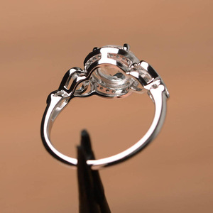 Romantic Prong Set Ring for Women Elegant Wedding Fashion Jewelry - Product Image 5