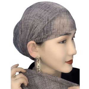 New Muslim scarf for women, women's headscarf hat made of Zhejiang silk dyed mesh fabric, eco-friendly and breathable YASEEN - Product Image 6