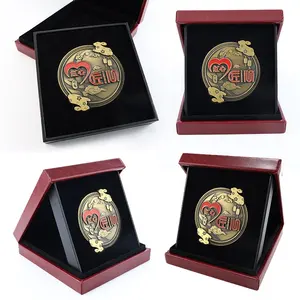 Personalized Custom Logo 3D Zinc Alloy Metal Engraving Souvenir Enamel Coin Challenge Coins