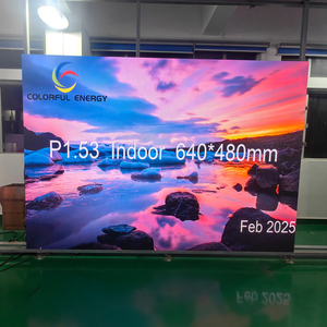 Schermo Ultra-sottile per interni con pannello <span class=keywords><strong>Video</strong></span> a parete a LED 8K 4K SMD HD P1.53 colori pubblicità chiesa Media OEM