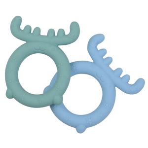 Offre Spéciale Doux <span class=keywords><strong>De</strong></span> Qualité Alimentaire sans BPA Elk Forme Bébé Jouet <span class=keywords><strong>De</strong></span> <span class=keywords><strong>Dentition</strong></span> Apaisant Bébé Anneau <span class=keywords><strong>De</strong></span> <span class=keywords><strong>Dentition</strong></span> En Silicone Poignet Mordeder - Product Image 6