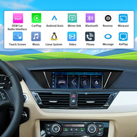 OEM 8,8 pouces pour BMW X1 E84 Lecteur vidéo radio DVD de voiture GPS CarPlay sans fil Android Auto DSP FM