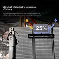 Panneau solaire portable pliable Ecoflow 28W, sac à dos, double port, charge rapide, chargeur solaire étanche pour le camping, la randonnée, la pêche