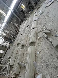 Fourniture d'usine blanc beige <span class=keywords><strong>calcaire</strong></span> carreaux de pavage de sol moderne français extérieur maison extérieur divers aiguisé vieilli brut - Product Image 4