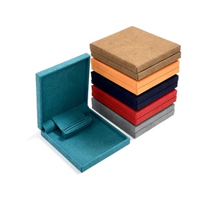 Square Plastic-coated Velvet <b>Ring</b> Box Gold Jewelry <b>Jade</b> Gift Box Necklace Bracelet Chain Jewelry Packaging Box - Product Image 1