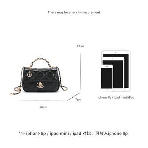 Sacs de luxe de créateur SS 2026 – Sacs à main noirs avec logo gaufré, <span class=keywords><strong>sac</strong></span> bandoulière ajustable pour <span class=keywords><strong>femme</strong></span>, vente en gros quotidienne - Product Image 6