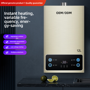 <span class=keywords><strong>Chauffe</strong></span>-<span class=keywords><strong>eau</strong></span> <span class=keywords><strong>instantané</strong></span> au <span class=keywords><strong>gaz</strong></span> naturel à température constante en acier inoxydable <span class=keywords><strong>de</strong></span> 12 L pour la maison, le camping-car, la voiture, l'extérieur - Product Image 3