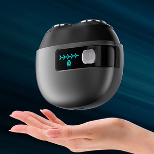 Tondeuse à barbe électrique portable mini étanche IPX6 à double lame, contrôlée par application, rechargeable, pour voyage, maison et camping-car, autonomie 90 minutes - Product Image 4