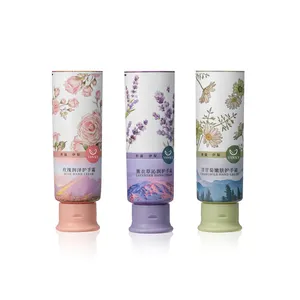 High Quality Custom 30ml Hand Cream Tube Cosmetic Packaging Plastic Squeeze Tube With Beauty Flip Top Cover