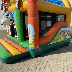 Casa Inflable de PVC con Temática Vaquera, Ecológica y Comercial, Muy Popular, con 3 Años de Garantía, para Fiestas al Aire Libre - Product Image 4