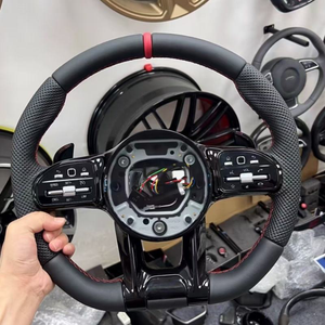 Volante in Fibra di Carbonio per Mercedes Benz AMG W204 W205 W211 W203 W212 W176 W213 Cla W210 W124 W177 W221 <span class=keywords><strong>Classe</strong></span> A C E S - Product Image 3