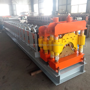 금속 능선 캡 지붕 타일 콜드 롤 만들기 기계 지붕 능선 캡 롤 성형 기계 - Product Image 5