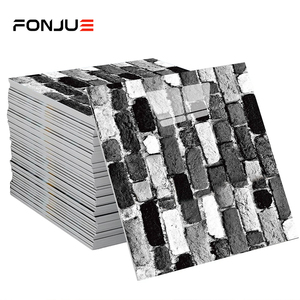 FONJUE PET Film Adhésif Mural Effet <span class=keywords><strong>Bois</strong></span> et Marbre, Rouleau Décoratif Étanche pour Revêtement Mural Intérieur, Panneau de Rénovation Auto-Adhésif - Product Image 1