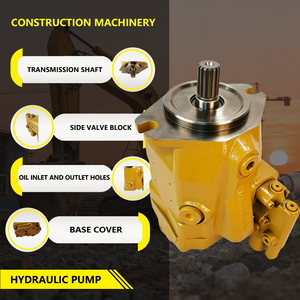 Pompe à piston robuste A10VO45DFR1 résistante à l'usure pour les chantiers de construction difficiles - Product Image 2