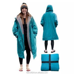 Bata cambiante impermeable para adultos y niños, Poncho de Surf con capucha de secado rápido, logotipo personalizado, Ideal para nadar en la <span class=keywords><strong>playa</strong></span>, deportes al aire libre - Product Image 1