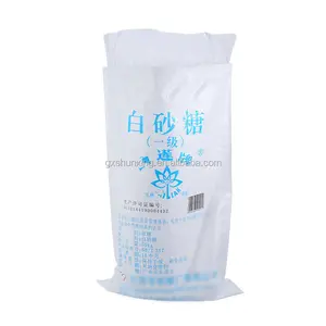 Saco de açúcar refinado branco 50kg, tamanho grande, açúcar em saco de 25kg