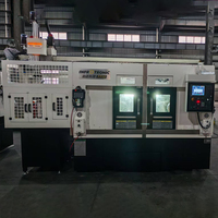 Tour-fraiseuse CNC automatique à double broche légère avancée TT15, commande FANUC CNC 3 axes, garantie 1 an pour métaux complexes