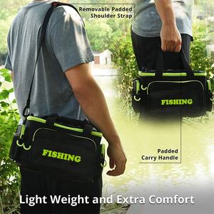 Borsa da pesca impermeabile multifunzione per esterni, attrezzatura da pesca per campeggio <span class=keywords><strong>in</strong></span> <span class=keywords><strong>montagna</strong></span>, borsa a tracolla - Product Image 5