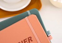Vente en gros de carnet d'affaires en cuir PU avec couverture en cuir Carnet avec logo personnalisé et porte-stylo