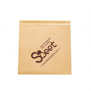 200 Sachets en papier pour sandwichs 7 x 6 pouces, résistants à la graisse, non blanchis, pour pâtisseries, emballage alimentaire pour boulangerie, beignets - Product Image 1