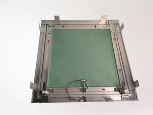 Plaque d'accès dissimulée moderne pour extérieur, à cadre en aluminium, pour maintenance CVC, accès rapide et inspection simplifiée - Product Image 5