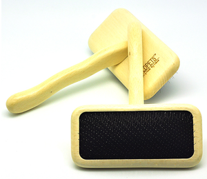 grooming kit cleaning wet comb needle wooden long pin slicker