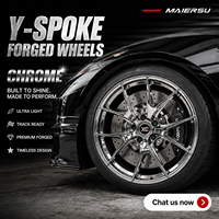 Rines Ligeros de Competición 5x114.3 5x112 Forjados en Cromo de 18 19 20 21 Pulgadas 5x120 para Civic, Modelo 3, Y, 350Z, BRZ, EVO, Mazda