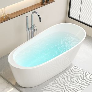 Baignoire inclinée en acrylique moderne de luxe Baignoire <span class=keywords><strong>inclinable</strong></span> autoportante pour la maison ou la villa Hôtel Vente directe d'usine - Product Image 5