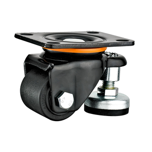 2''2.5''3''Type a Plate 107*82 Heavy Duty Low Center of Gravity Nylon <strong>Caster</strong> with Support Feet Refrigerator <strong>Caster</strong> Wheels - Product Image 2