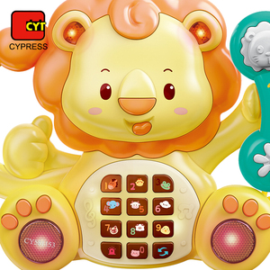 Giocattoli educativi precoci giocattoli musicali per bambini giocattoli colorati adorabili illuminazione per il traffico del leone giocattoli per bambini - Product Image 5