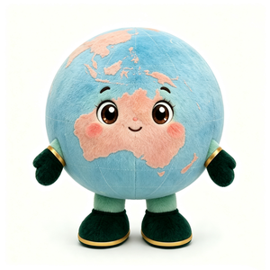 Peluche personnalisée de la Terre, peluche globe, peluche planète Terre, peluche Terre - Product Image 6
