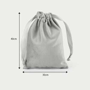 Bolsas Pequeñas de Terciopelo Reciclables para Joyería con Cierre de Cordón para Regalos de Boda, Collares, Pendientes, Dijes - Personalizables - Product Image 4