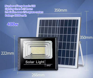 Nouveau design 50W Led projecteur solaire Ip66 Led projecteur solaire Mit Sensor Ip66 <span class=keywords><strong>lampe</strong></span> d'inondation solaire projecteur solaire différent - Product Image 5