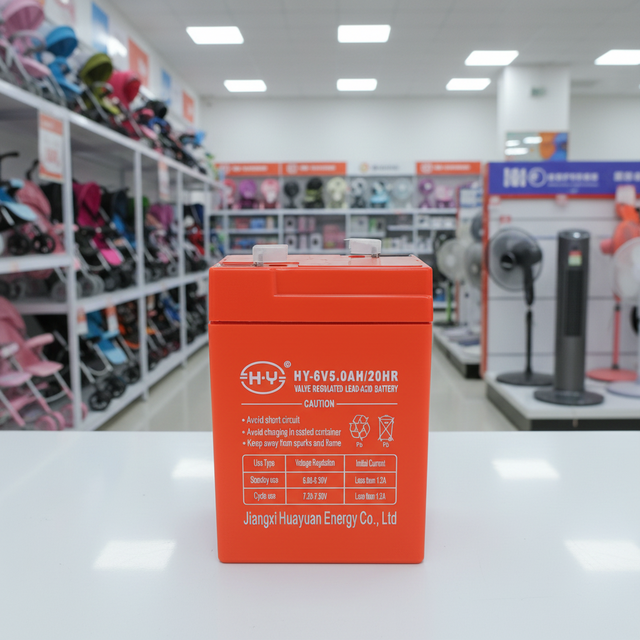 6V5.0AH Sealed Lead Acid Battery: Ideal for Electronic Scale and DC Fan - Long Lasting & Durable